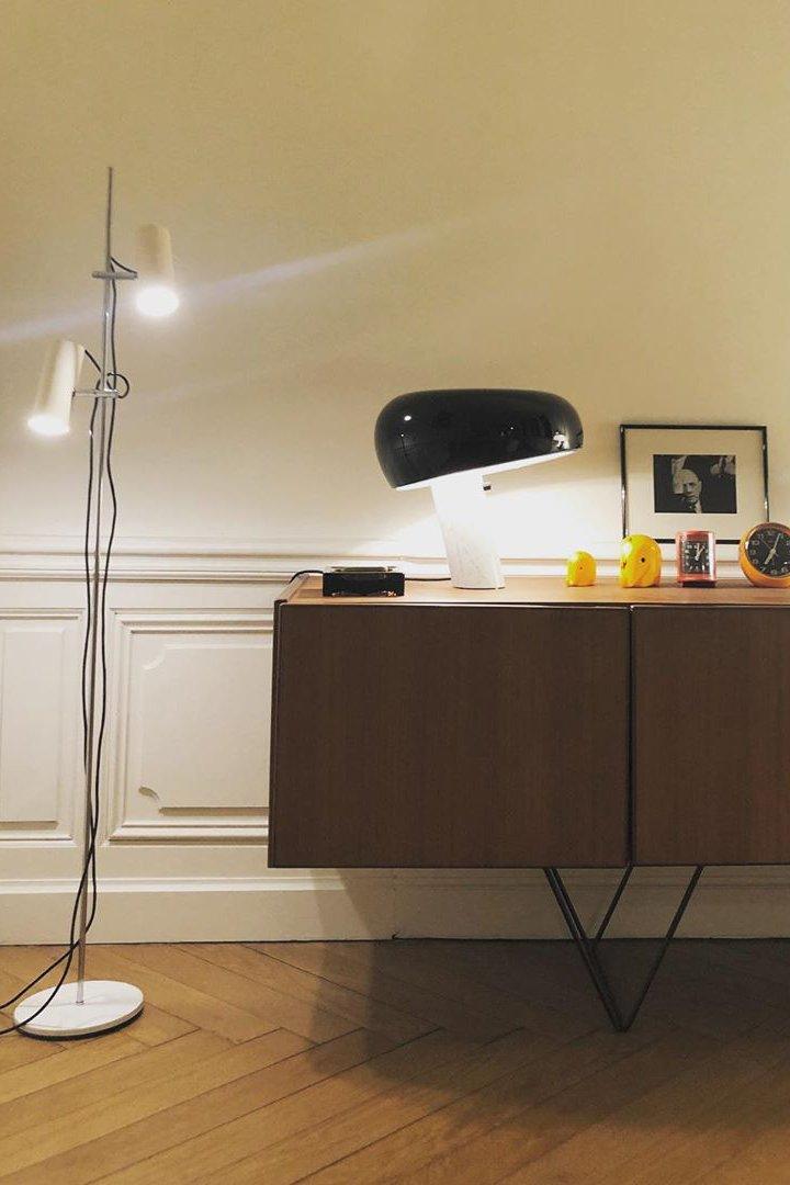 Lampe de Table en Marbre - Élégance et Ambiance Chaleureuse
