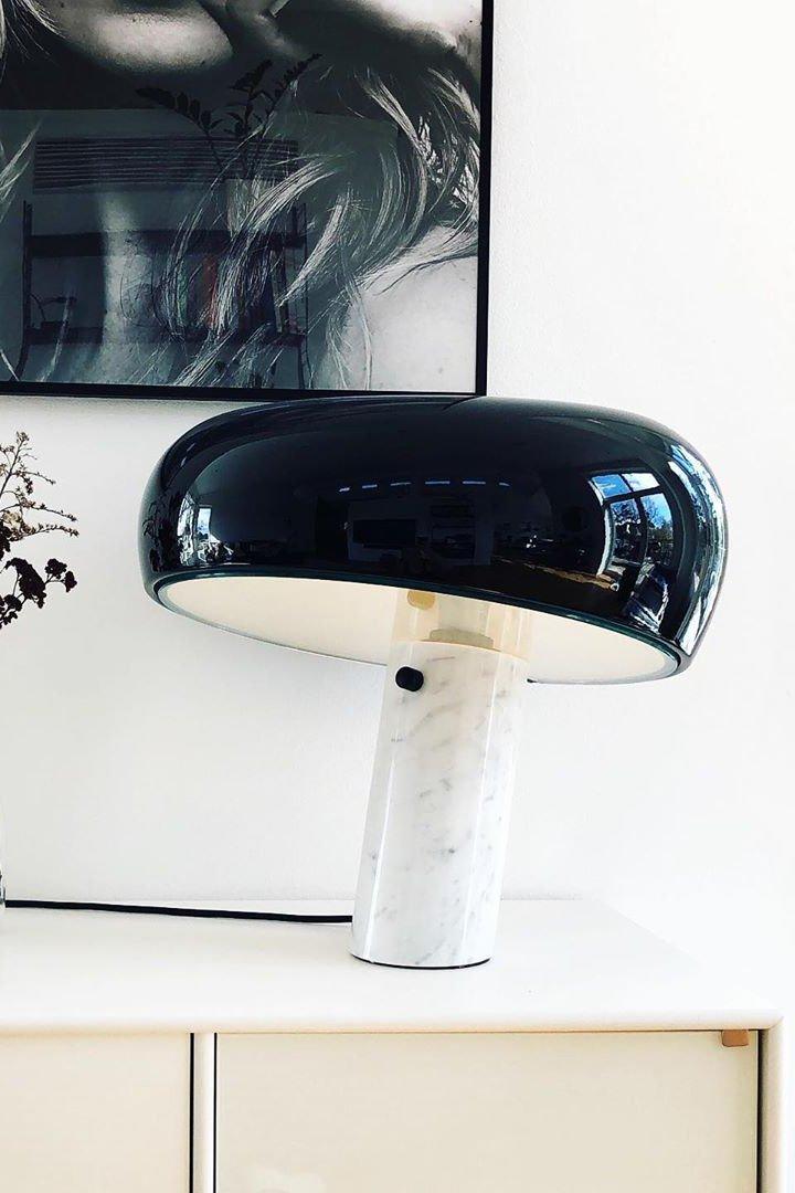 Lampe de Table en Marbre - Élégance et Ambiance Chaleureuse