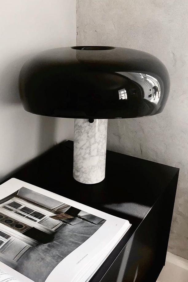 Lampe de Table en Marbre - Élégance et Ambiance Chaleureuse