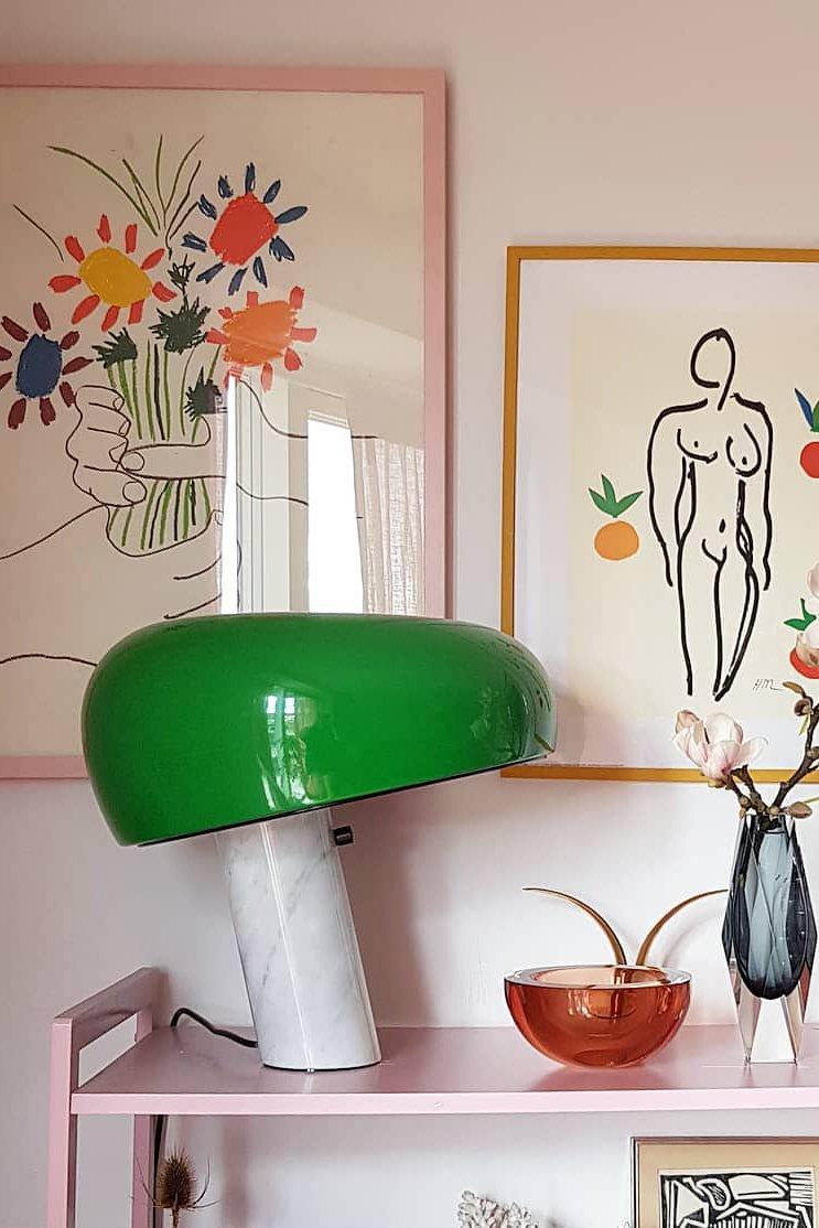 Lampe de Table en Marbre - Élégance et Ambiance Chaleureuse