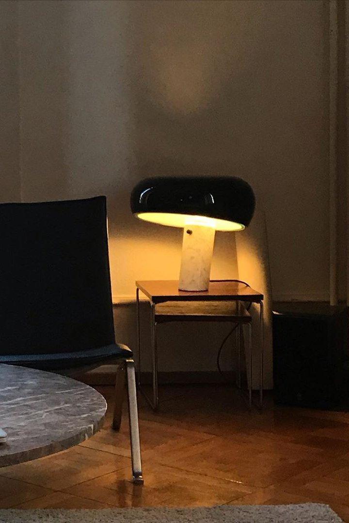 Lampe de Table en Marbre - Élégance et Ambiance Chaleureuse