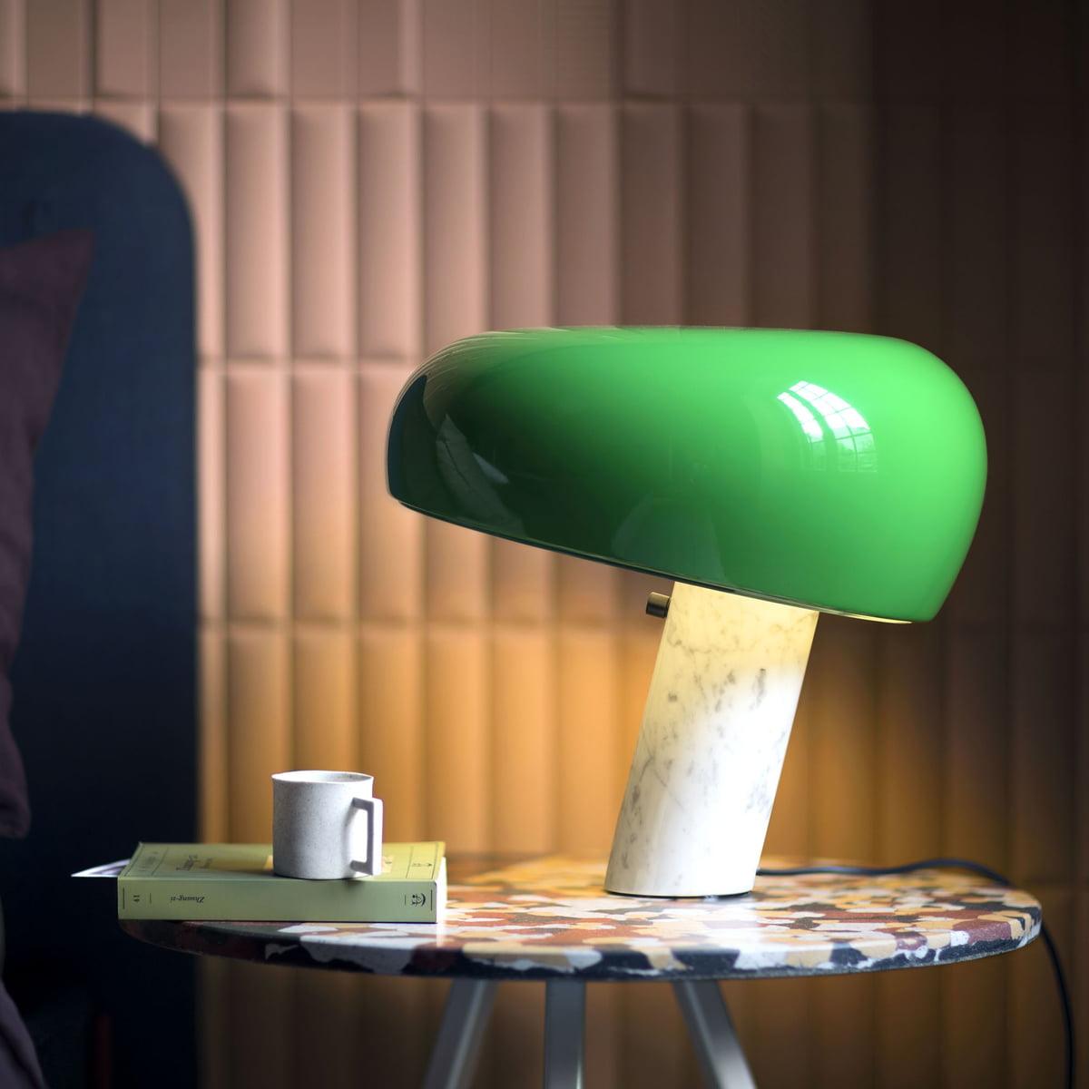 Lampe de Table en Marbre - Élégance et Ambiance Chaleureuse