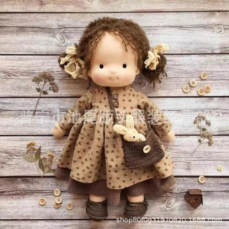 Poupée en Peluche Waldorf - Douceur Kawaii et Cadeau Prêt à Offrir