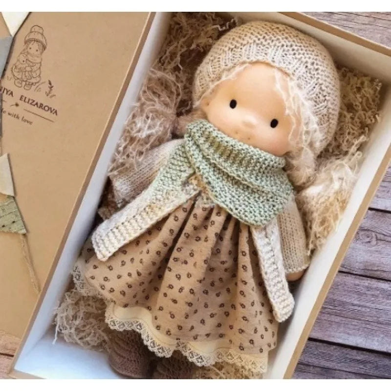 Poupée en Peluche Waldorf - Douceur Kawaii et Cadeau Prêt à Offrir