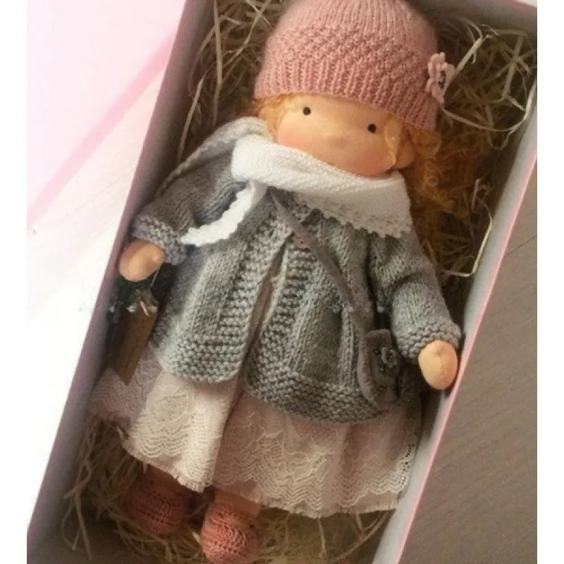Poupée en Peluche Waldorf - Douceur Kawaii et Cadeau Prêt à Offrir