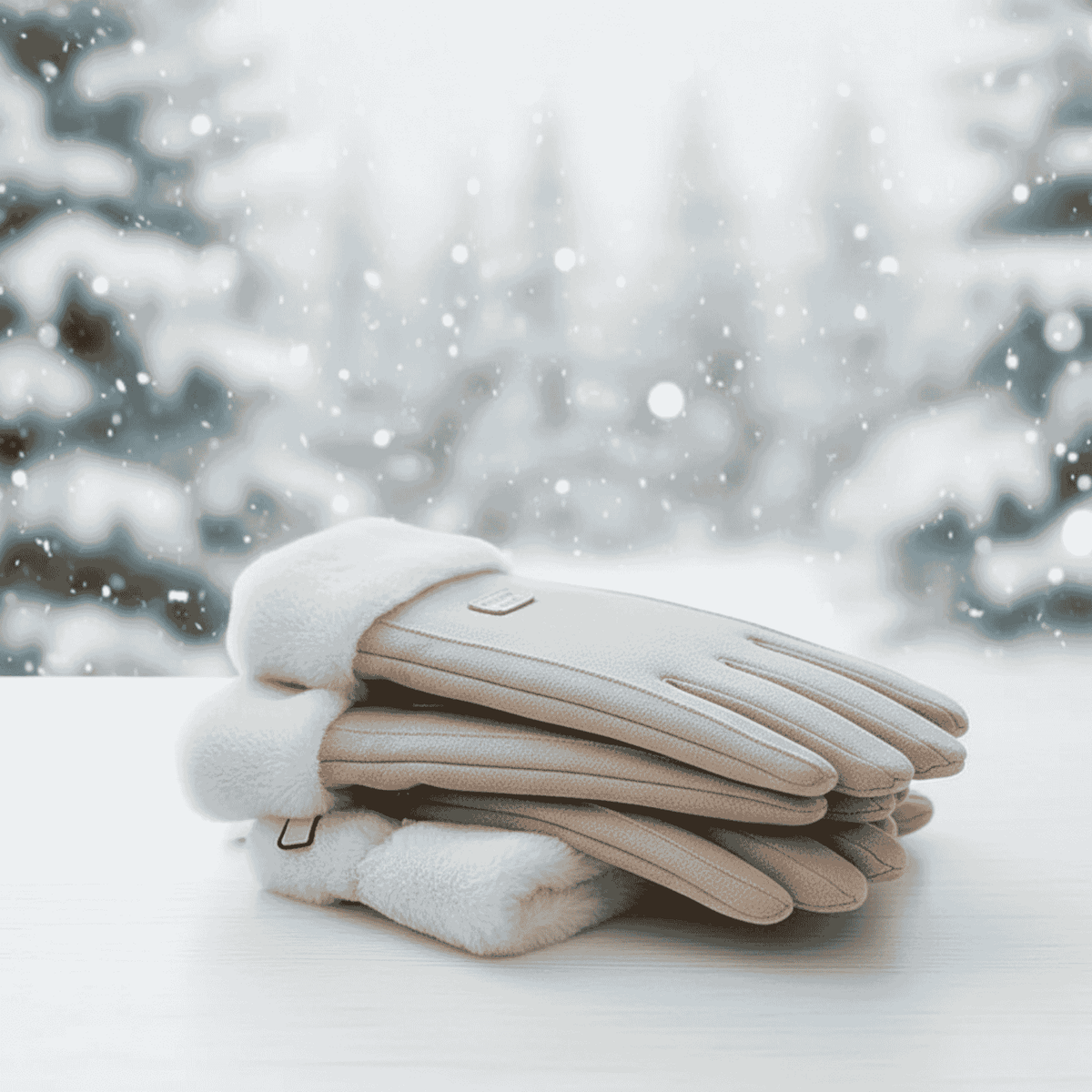 Gants d'Hiver Écran Tactile | Confort en Peluche et Chaleur Maximale
