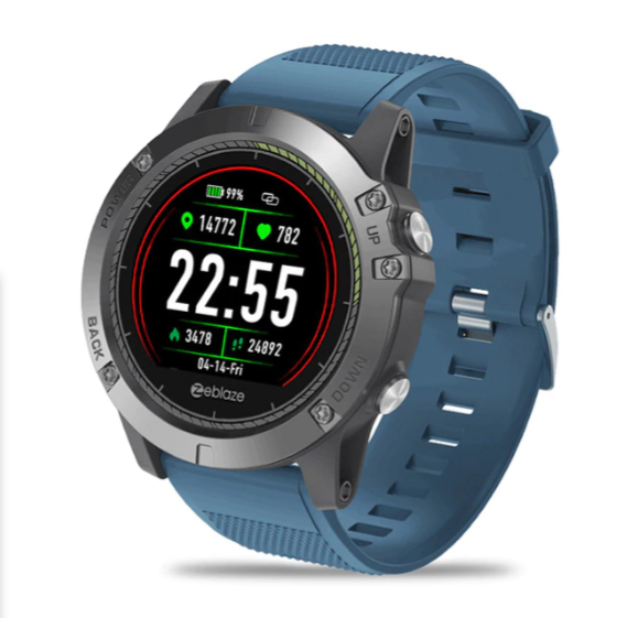 Montre Connectée Tactique - Suivi de Santé et Résistance à l'Eau