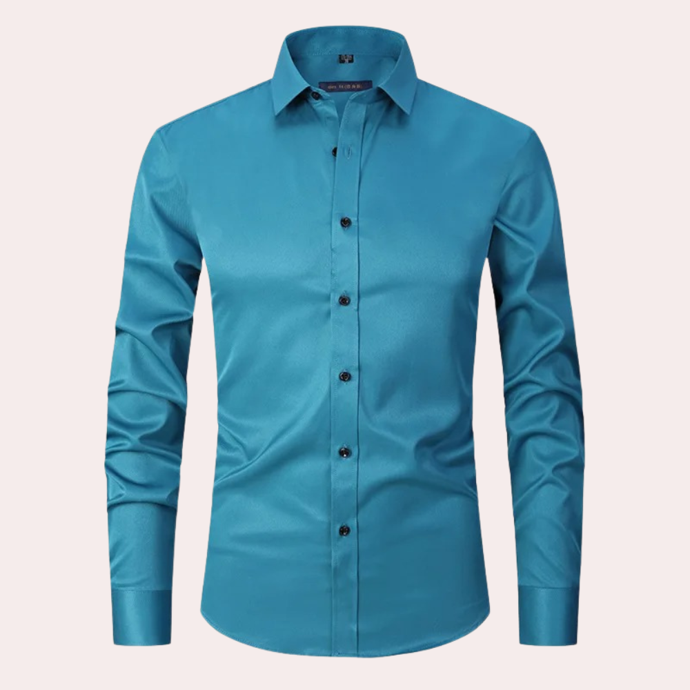 Chemise Stretch Classique pour Hommes - Confort et Style Polyvalent en Été