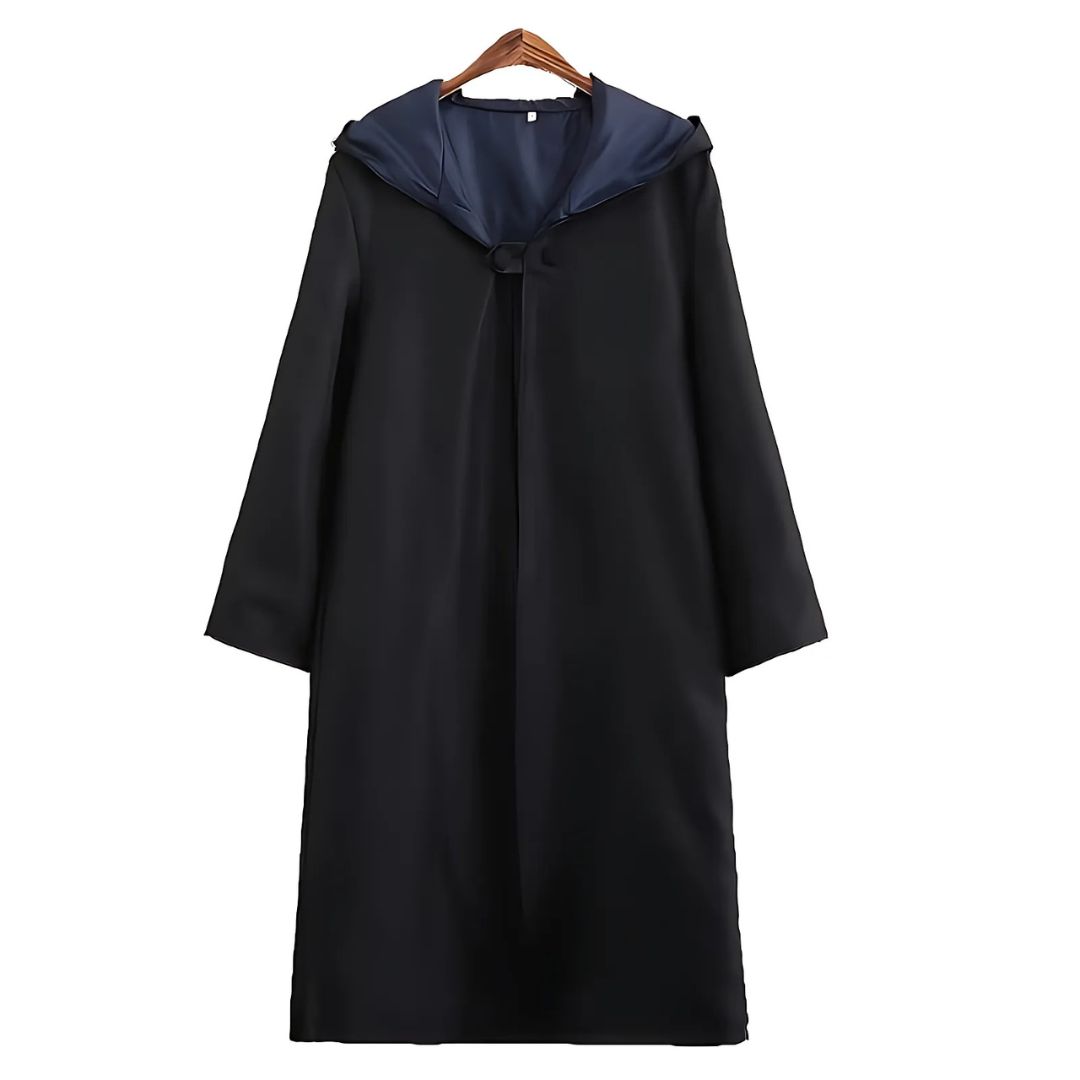 Cape de Sorcier Unisexe à Capuche - Costume Idéal pour Halloween et Cosplay