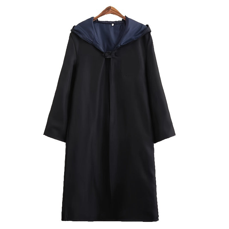 Cape de Sorcier Unisexe à Capuche - Costume Idéal pour Halloween et Cosplay
