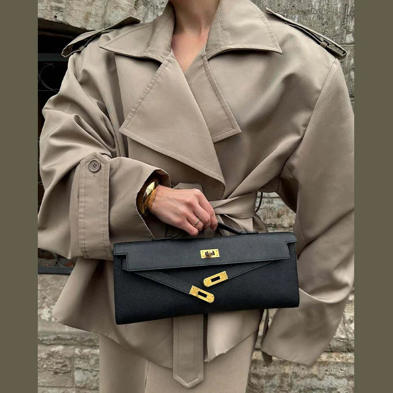 Manteau Trench Court Vintage Femme - Élégance et Confort au Quotidien