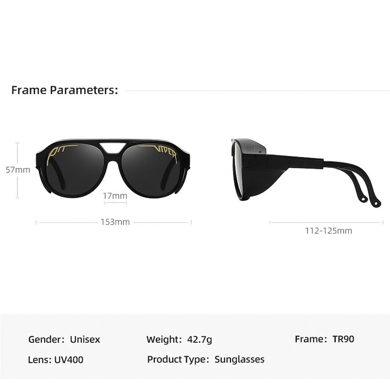 Lunettes de Moto UV400 - Protection Coupe-Vent et Anti-Poussière