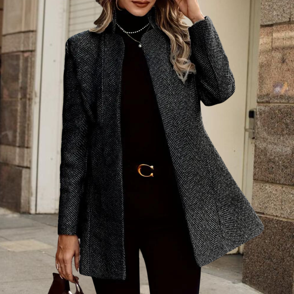 Manteau Long Femme Élégant - Chaud et Polyvalent pour l'Hiver