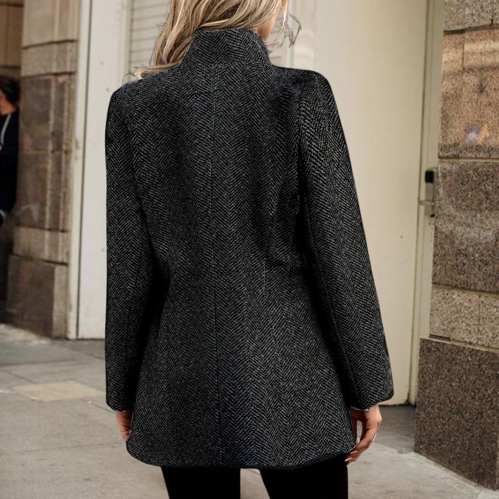 Manteau Long Femme Élégant - Chaud et Polyvalent pour l'Hiver