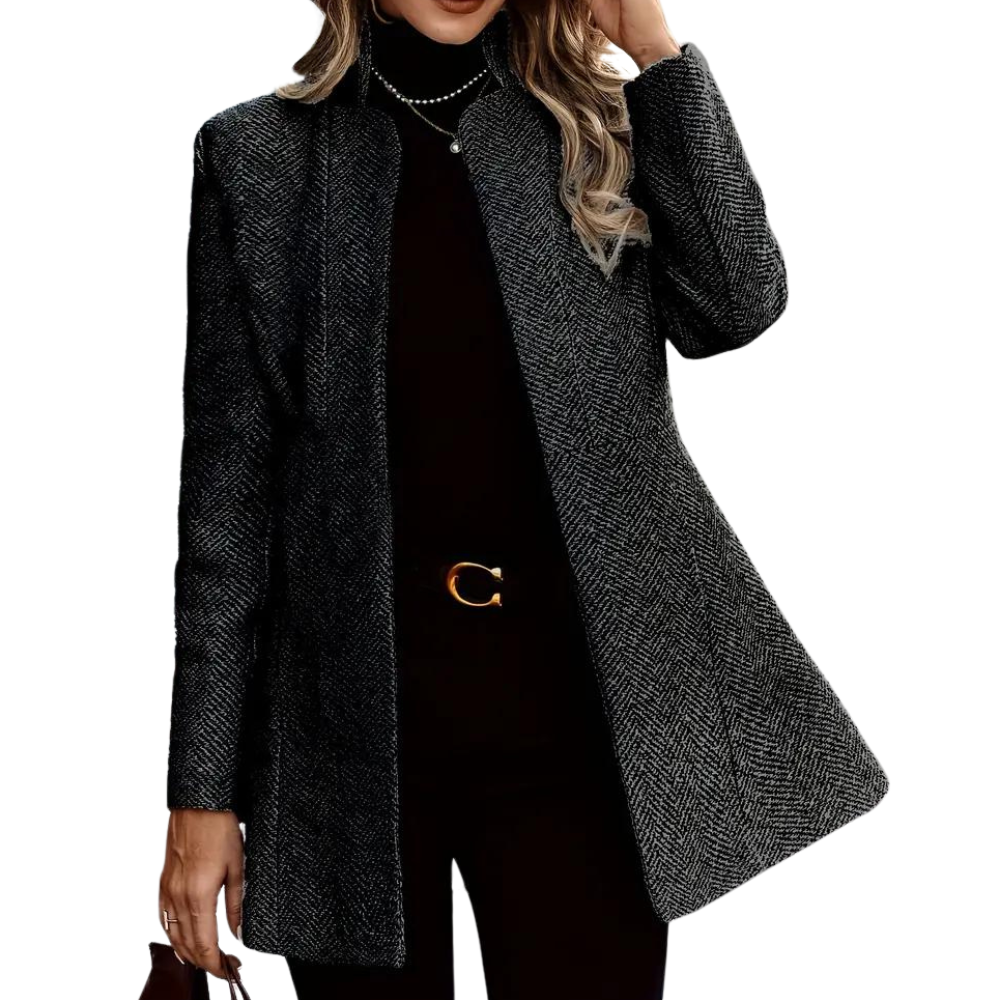 Manteau Long Femme Élégant - Chaud et Polyvalent pour l'Hiver