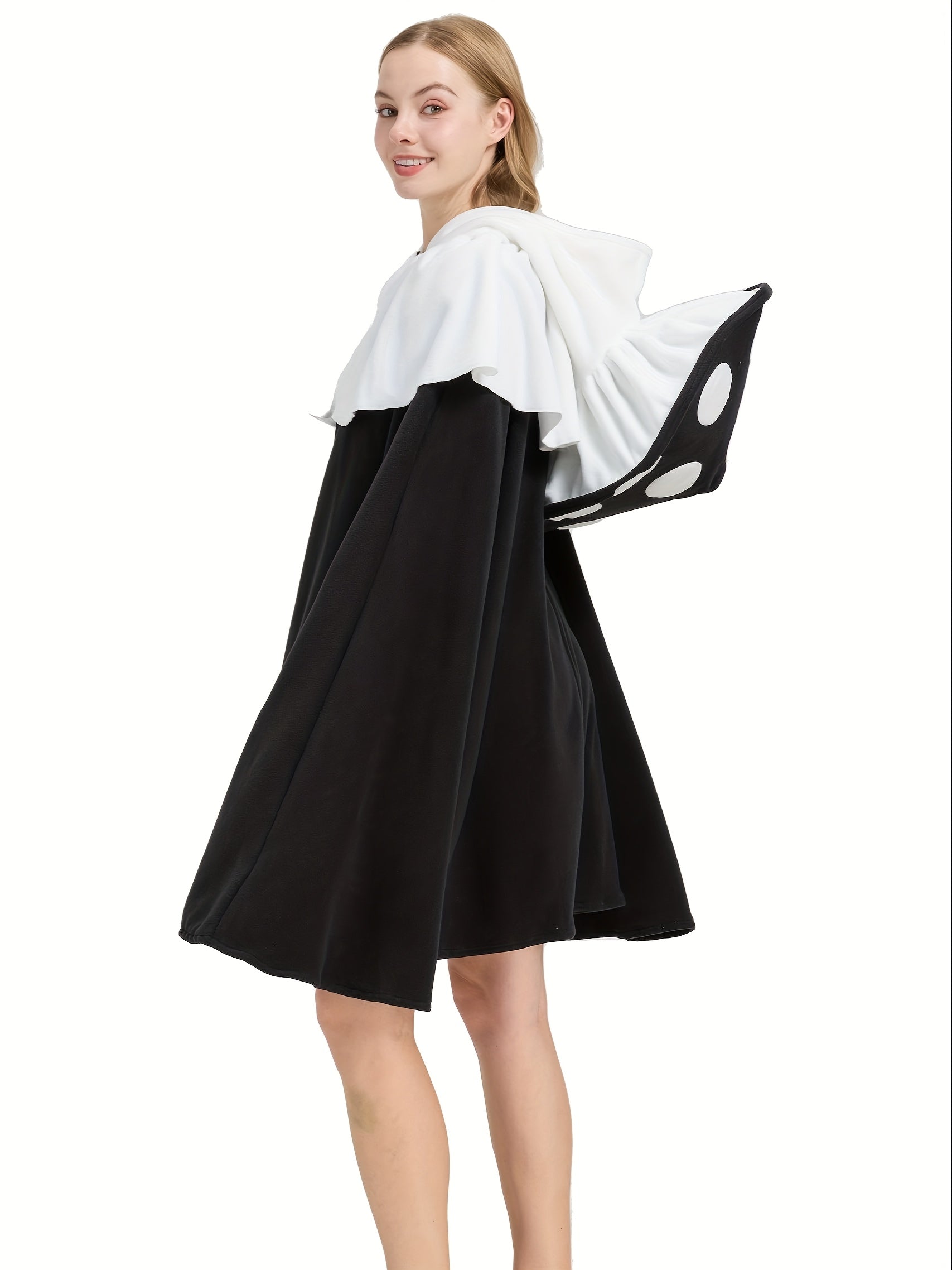 Cape de Costume Halloween Champignon - Design Fantasque et Confortable