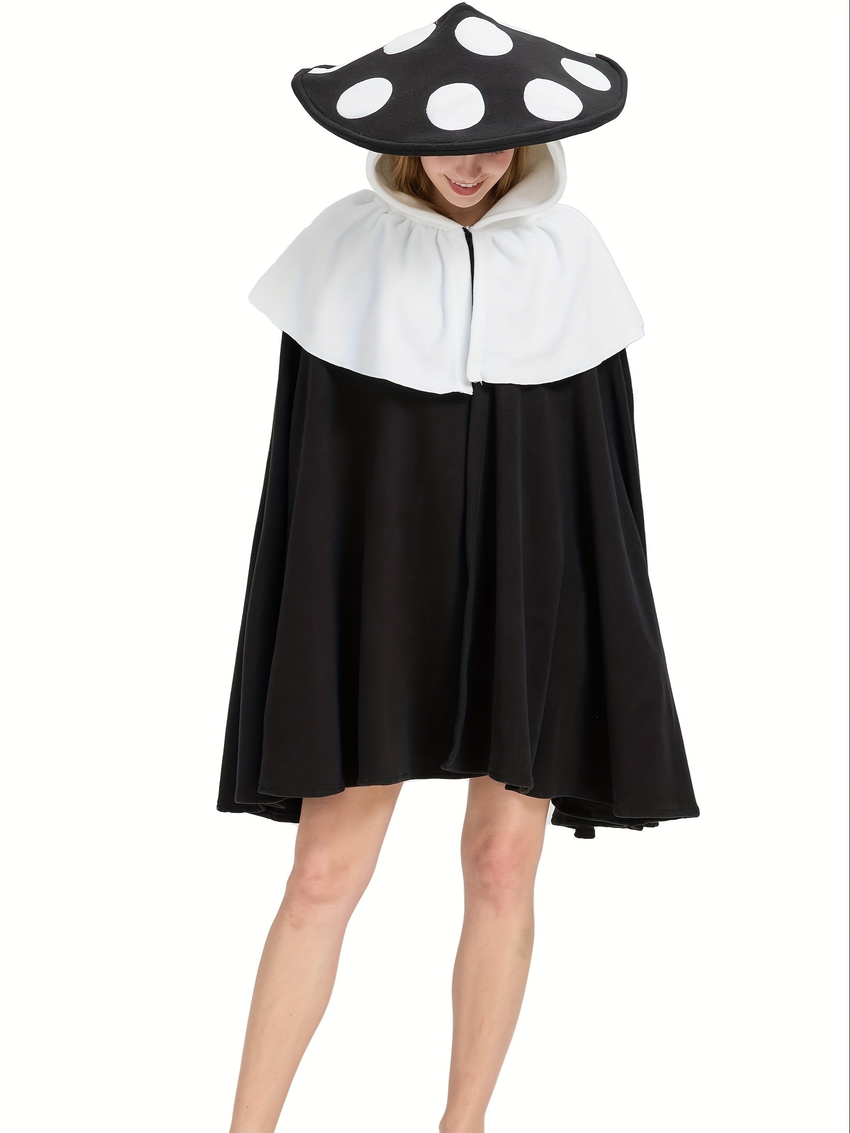 Cape de Costume Halloween Champignon - Design Fantasque et Confortable