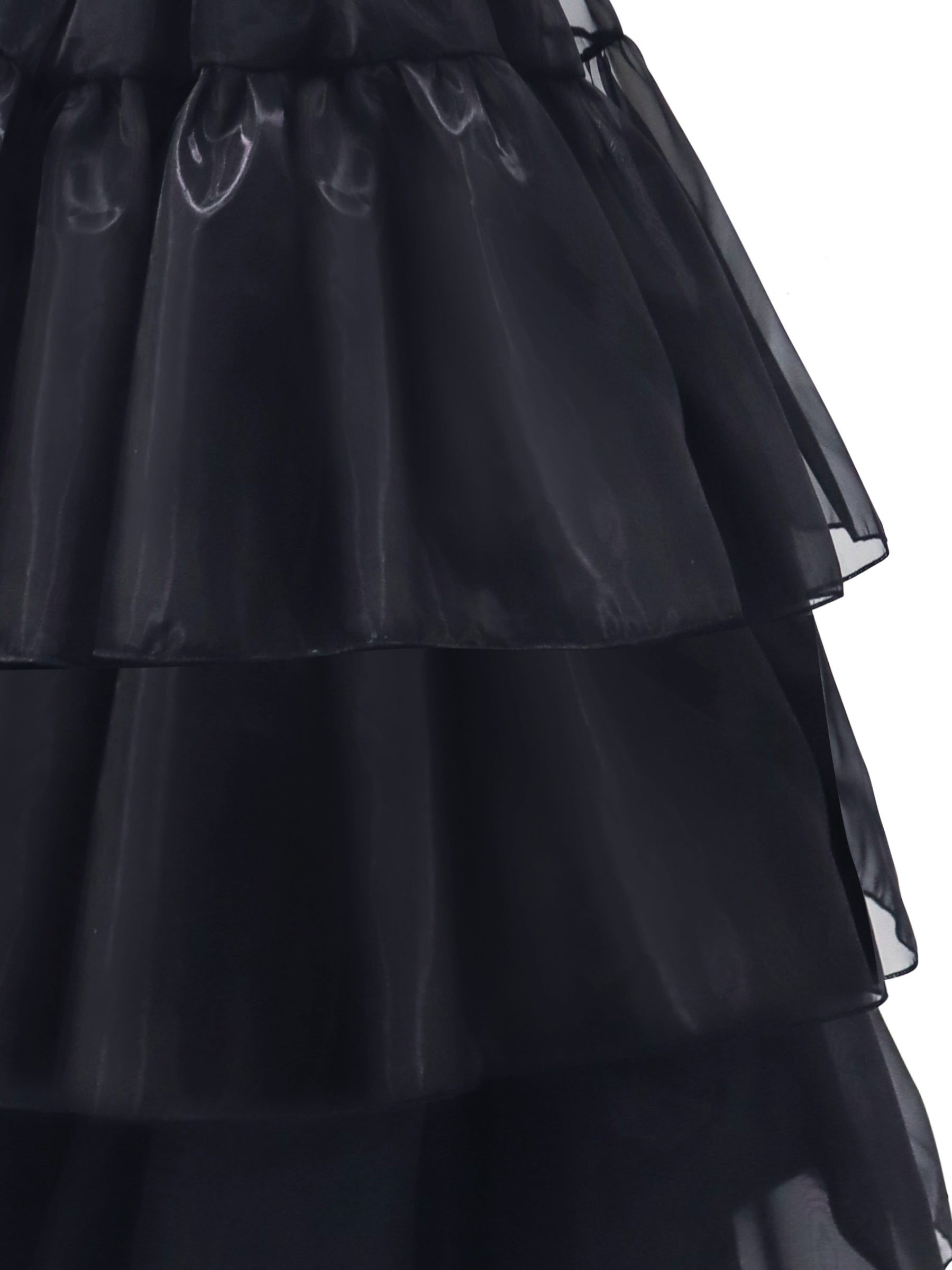 Robe Gothique à Volants pour Femmes - Ensemble Costume Complet avec Accessoires