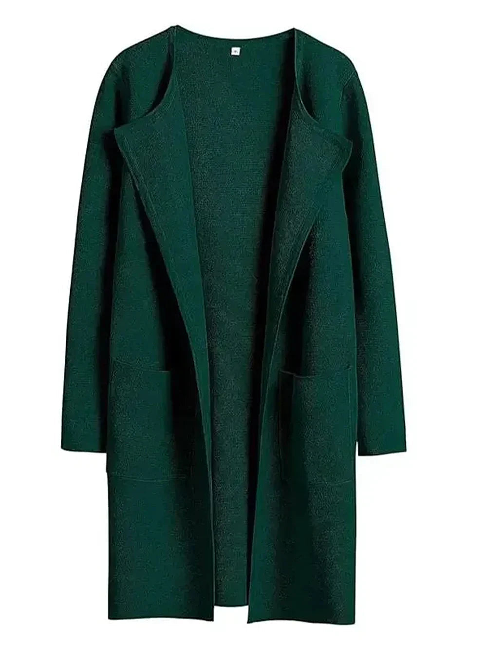 Manteau Long en Laine Mélangée - Élégance et Confort pour l'Hiver