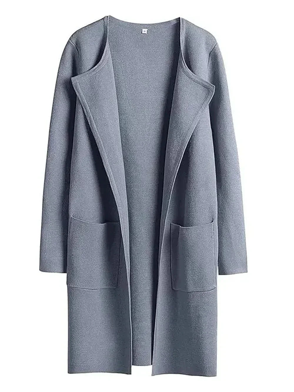 Manteau Long en Laine Mélangée - Élégance et Confort pour l'Hiver