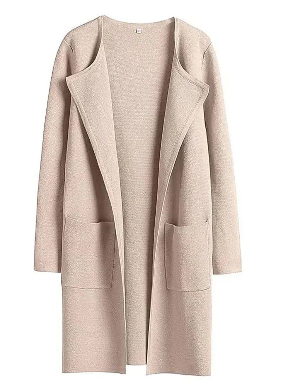Manteau Long en Laine Mélangée - Élégance et Confort pour l'Hiver