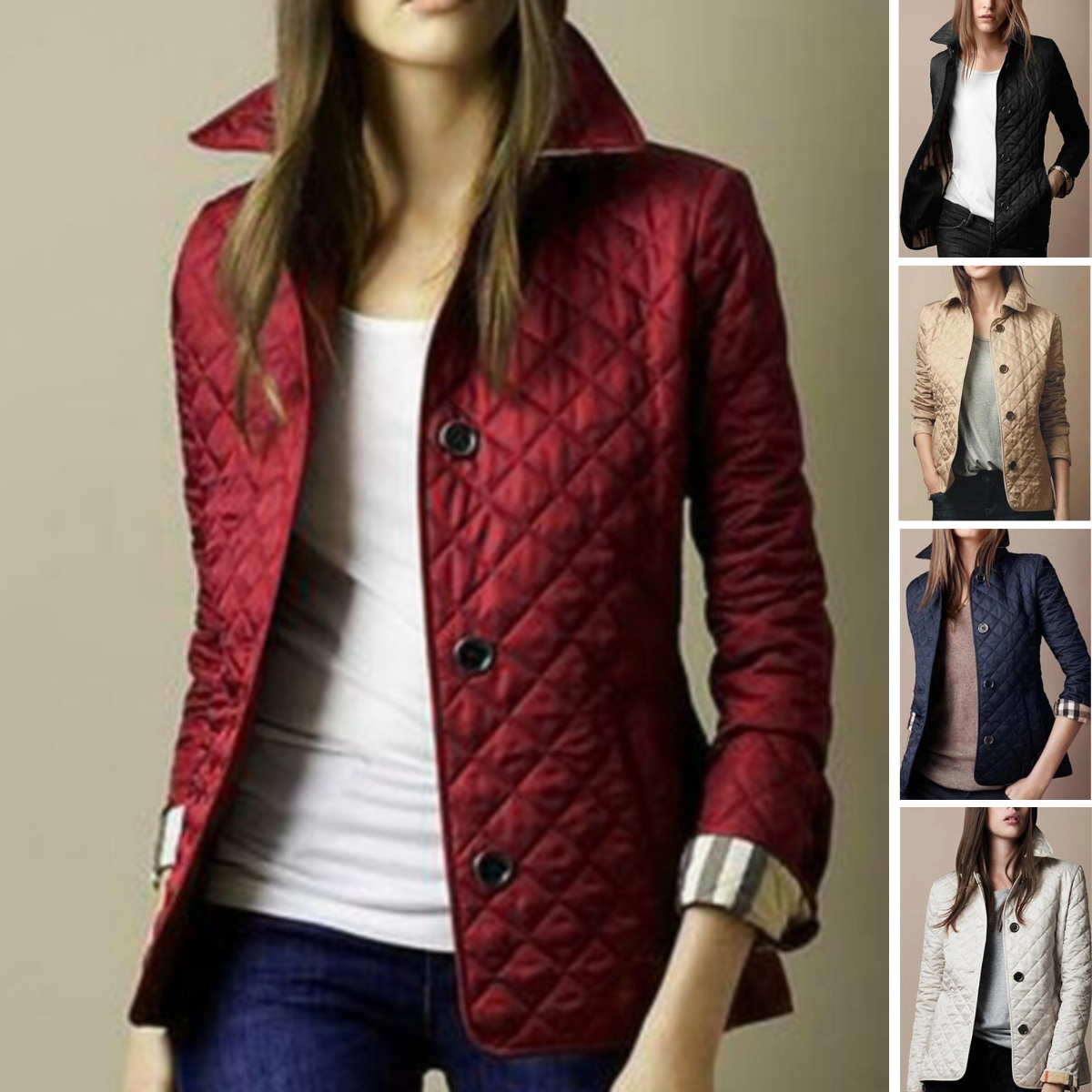 Manteau léger matelassé pour Femmes - Élégance et Confort pour l'Automne