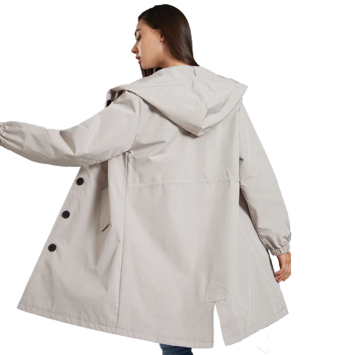 Veste de Pluie Imperméable pour Femmes - Légère et Coupe-Vent pour Activités Extérieures