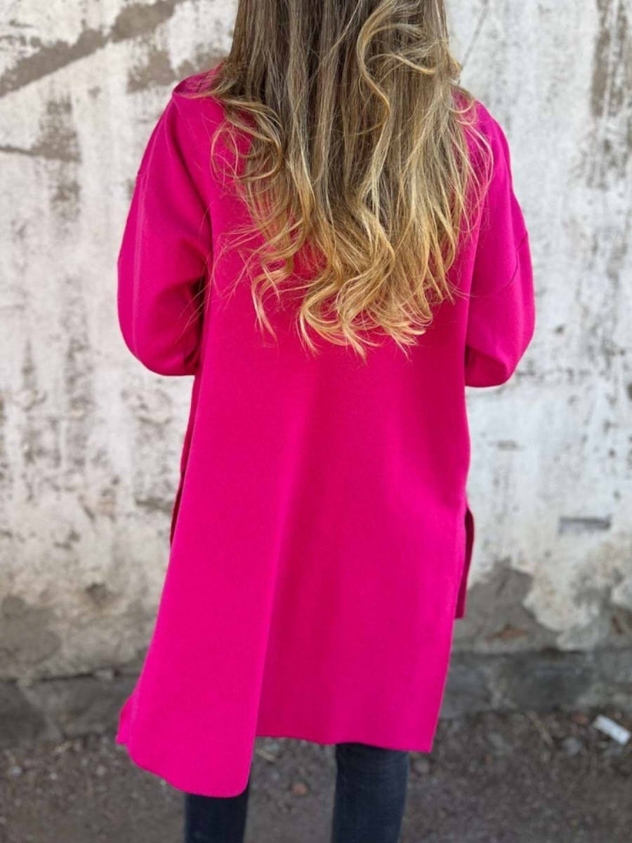 Veste à Capuche Oversize pour Femmes - Manteau Long avec Poches Zippées