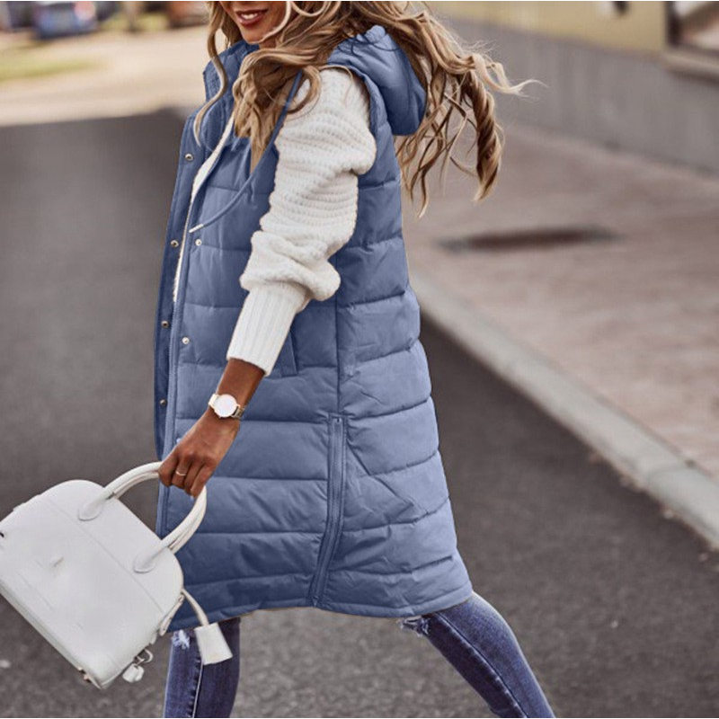 Gilet Long Oversize pour Femmes - Style Décontracté et Confortable