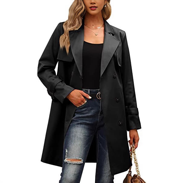 Manteau Long en Laine pour Femme - Élégance et Confort pour Saisons Froides