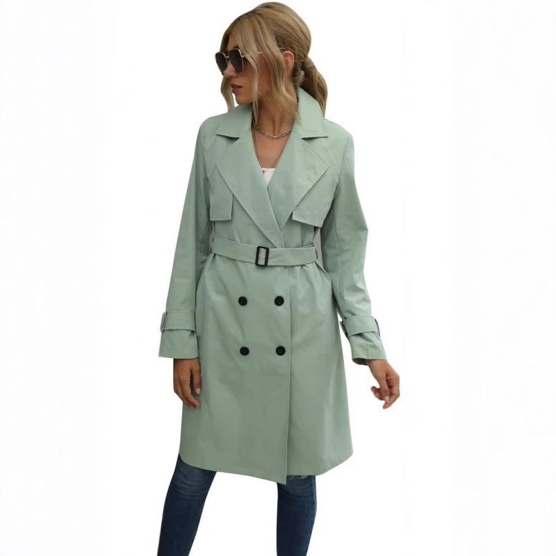 Manteau Long en Laine pour Femme - Élégance et Confort pour Saisons Froides