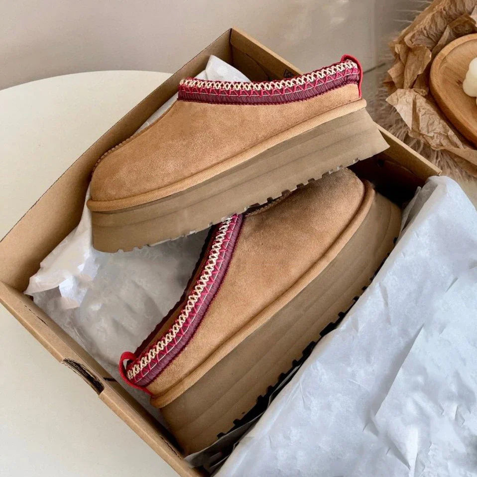 Bottes Mini à Plateforme pour Femmes - Doublure en Fourrure et Style Élégant