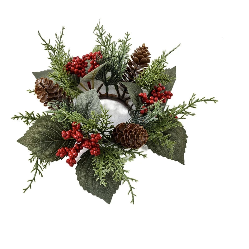 Support de Bougie de Noël - Élégance et Ambiance Festive