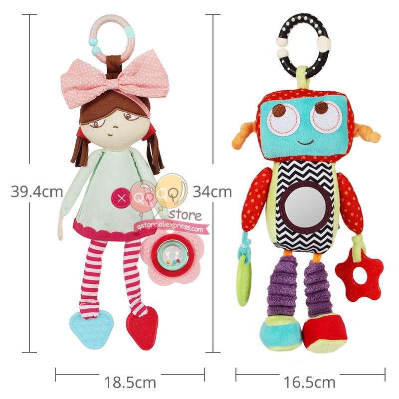 Robot en Peluche Doux et Amusant - Compagnon Câlin pour Enfants et Adultes