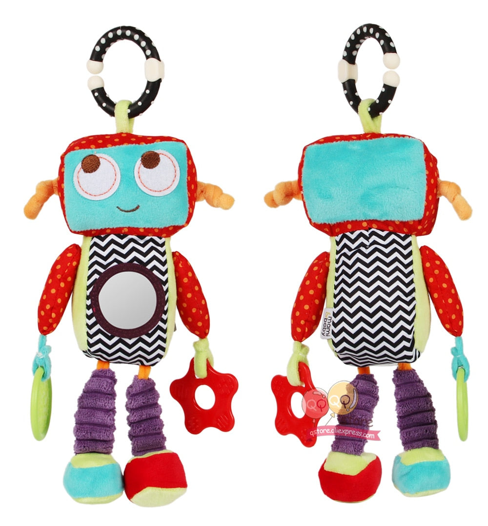 Robot en Peluche Doux et Amusant - Compagnon Câlin pour Enfants et Adultes