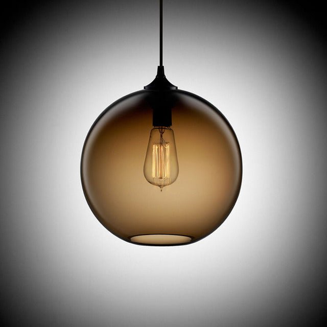 Luminaire Suspendu en Verre - Design Élégant et Minimaliste