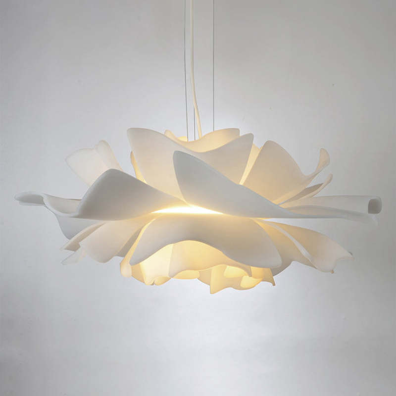Lumière Suspendue Florale Moderne - Élégance et Ambiance Accueillante