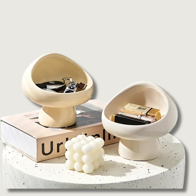 Porte-clés Minimaliste en Céramique - Design Élégant et Multifonctionnel