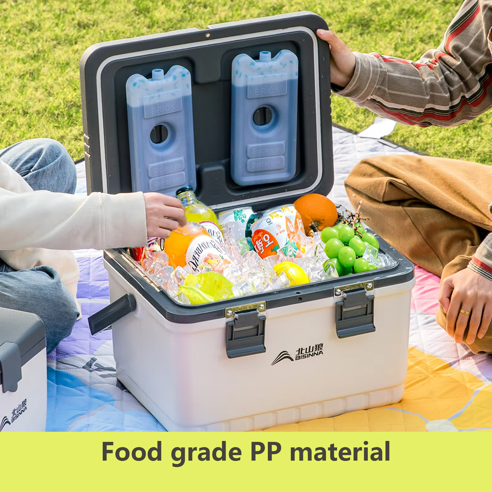 Refroidisseur Portable Grande Capacité - Conservation du Froid Durable jusqu'à 48 Heures