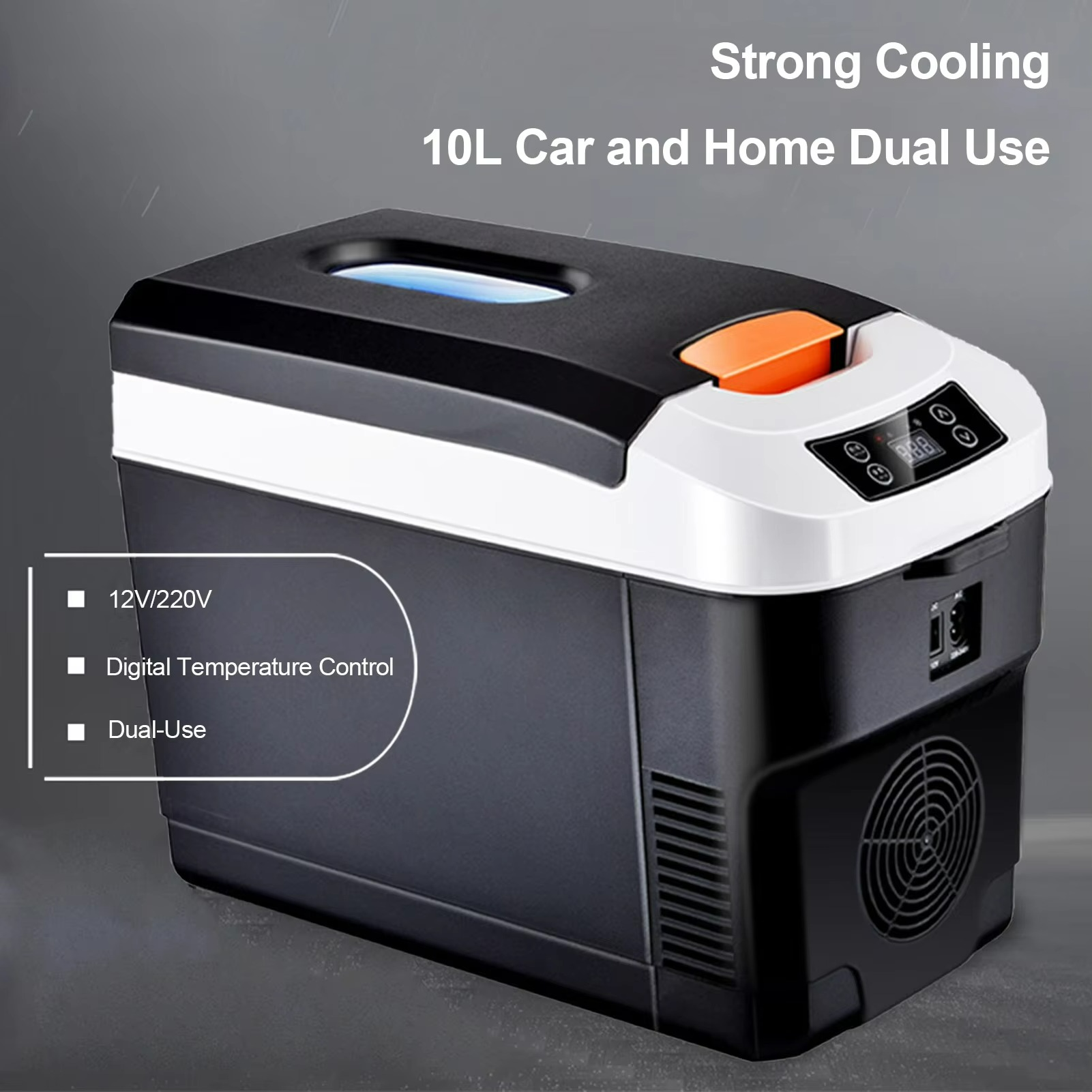 Réfrigérateur Portable Électrique 10L - Double Tension et Design Élégant