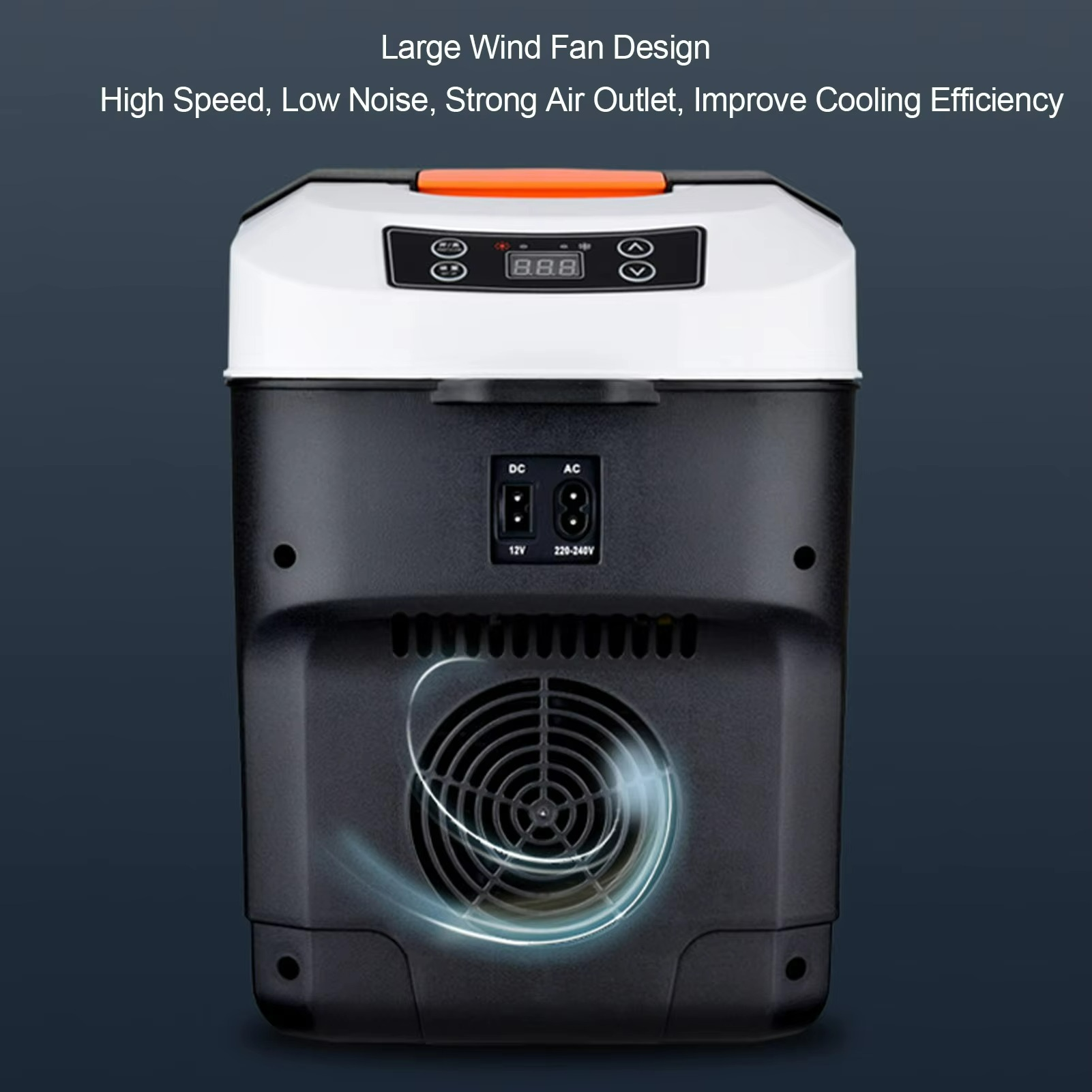 Réfrigérateur Portable Électrique 10L - Double Tension et Design Élégant