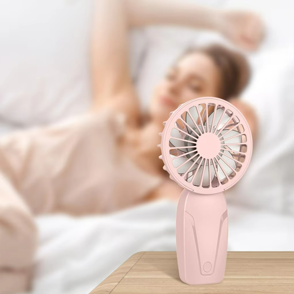 Ventilateur Portable Rechargeable USB - Compact et Silencieux pour Été