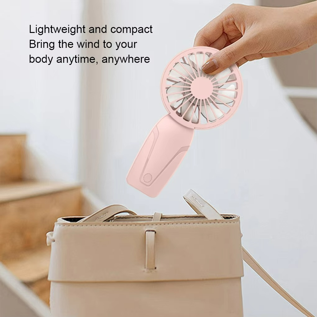 Ventilateur Portable Rechargeable USB - Compact et Silencieux pour Été