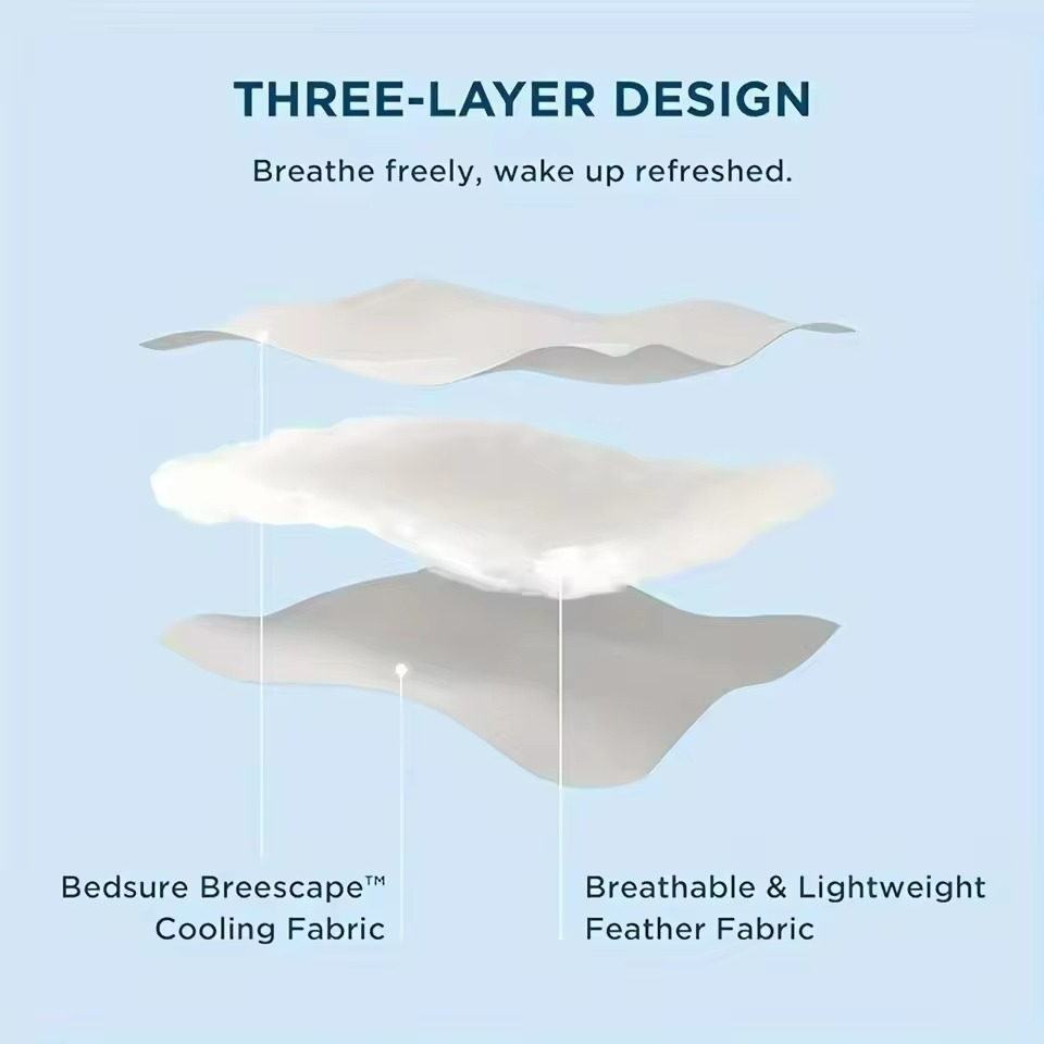 Couette Légère d'Été - Confort Rafraîchissant et Écologique