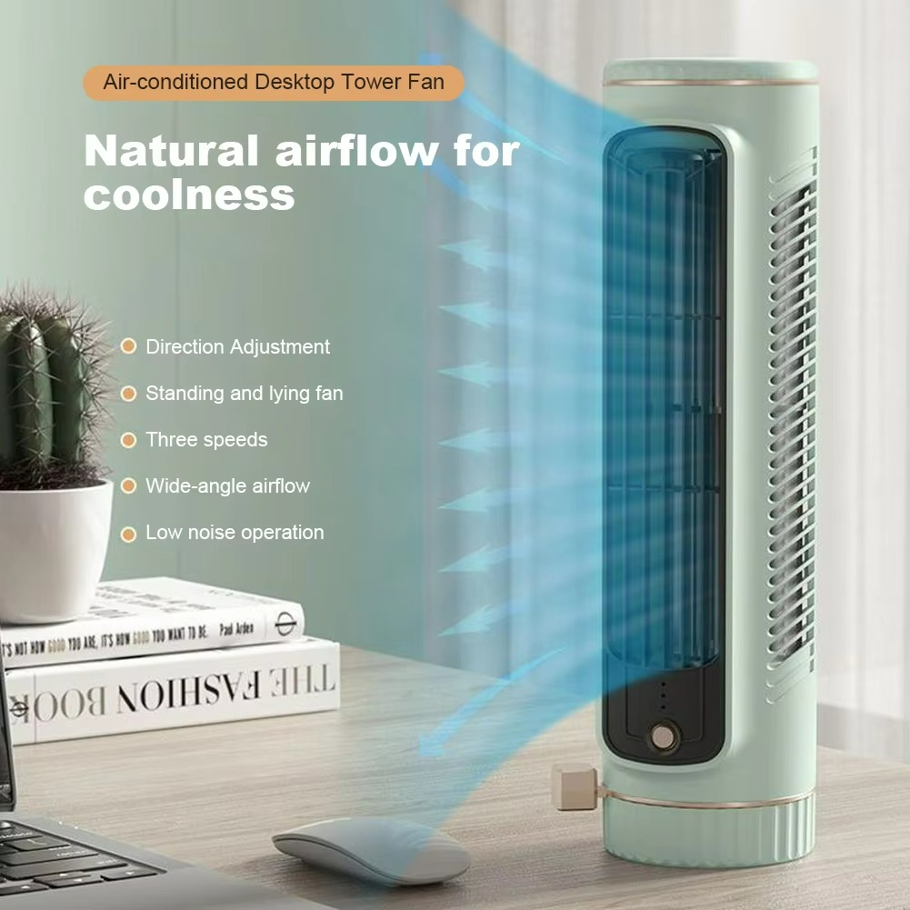 Ventilateur Tour Portable USB - Design Élégant et Silencieux