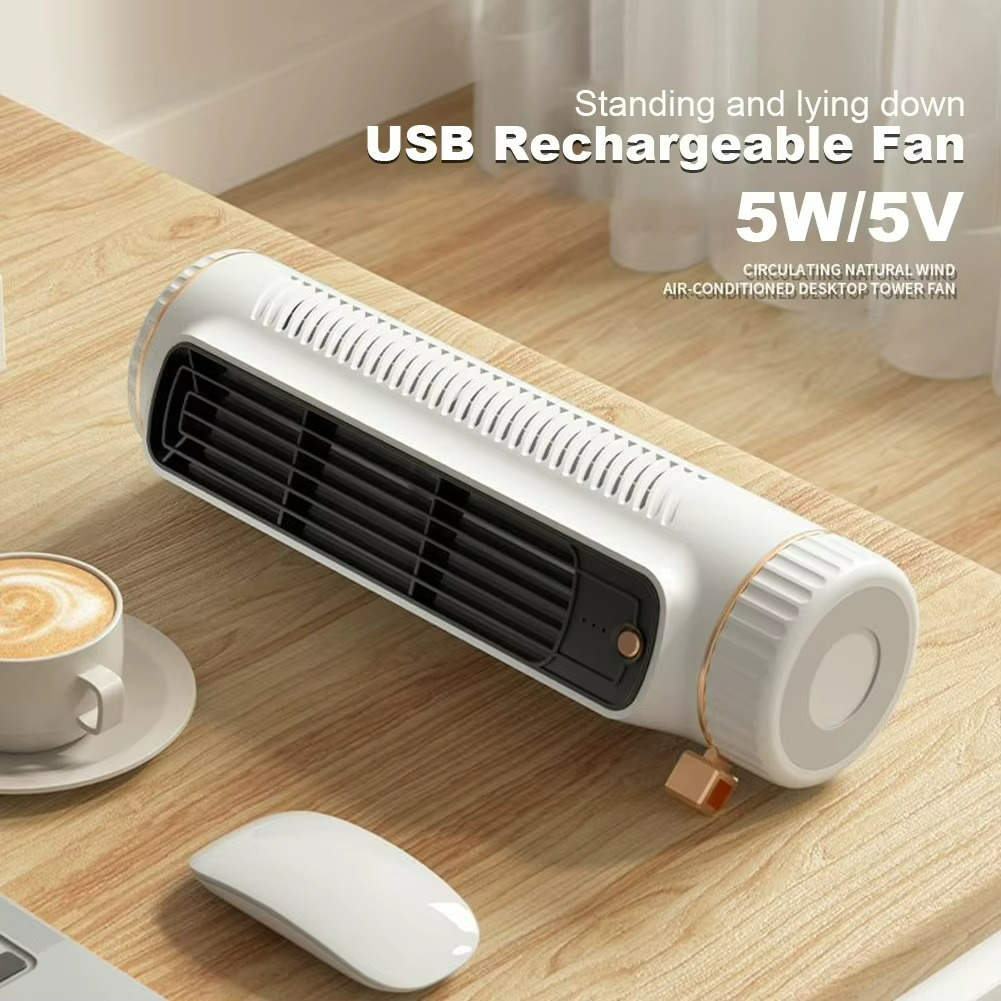 Ventilateur Tour Portable USB - Design Élégant et Silencieux