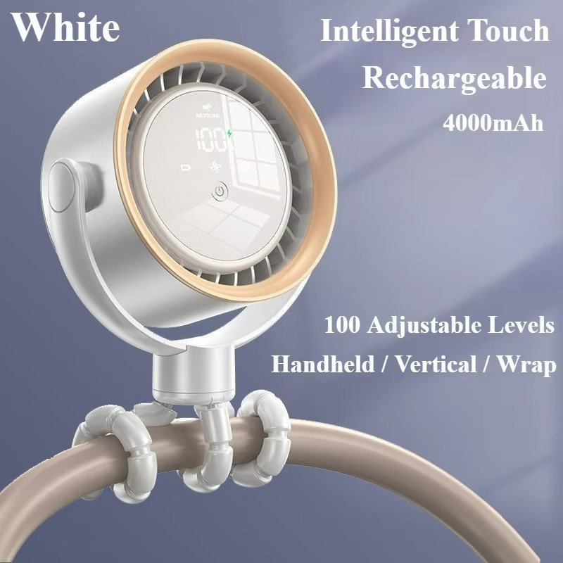 Ventilateur Portable Rechargeable USB - Refroidissement Silencieux et Efficace