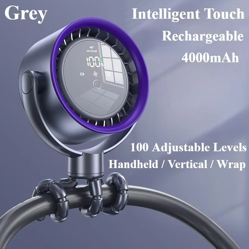 Ventilateur Portable Rechargeable USB - Refroidissement Silencieux et Efficace
