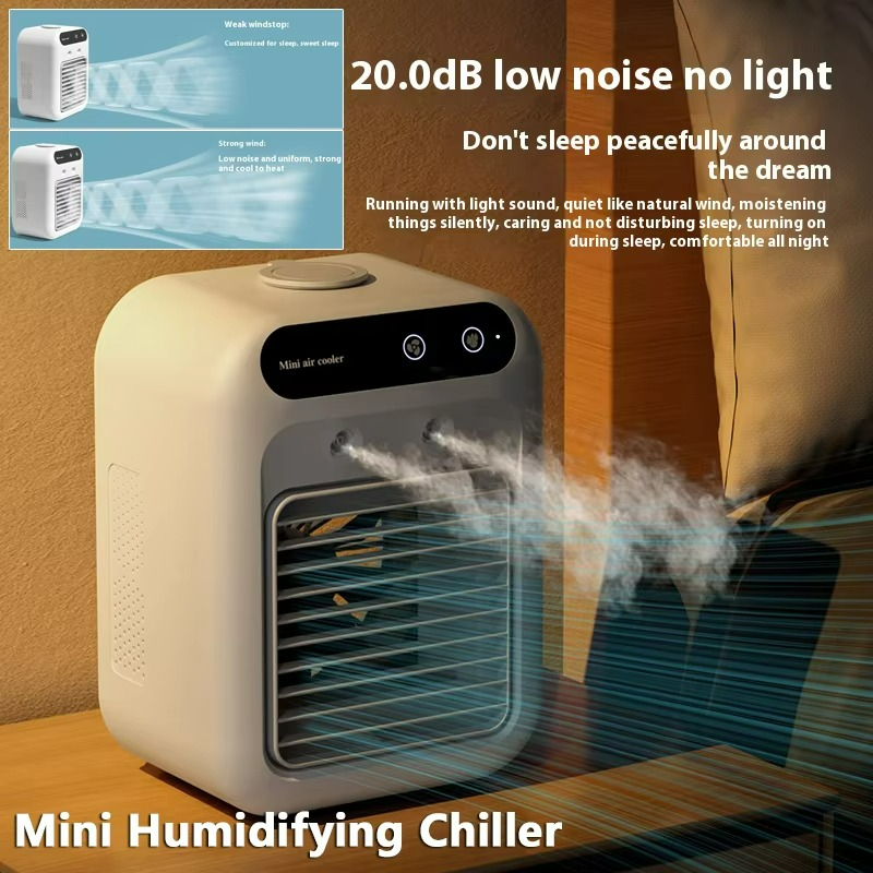 Ventilateur Portable Rechargeable - Refroidissement Instantané et Silencieux