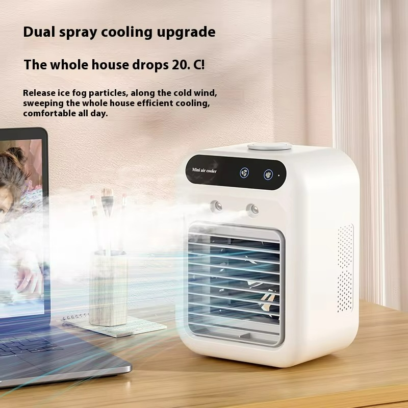 Ventilateur Portable Rechargeable - Refroidissement Instantané et Silencieux